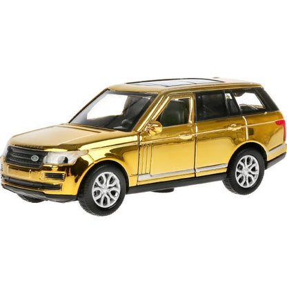 Machine en métal "range rover vogue chrome" 12 cm, ouverte, inerte, pièce dans le cor. Parc technologique en cor2*36шт