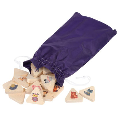 Игра деревянная 3D Мемори "Зверюшки"