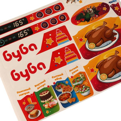 Кухня БУБА свет-звук, вода, на бат., кор.53,5*32*12см ИГРАЕМ ВМЕСТЕ в кор.12шт
