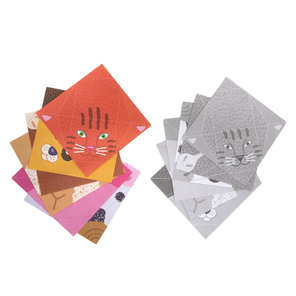 Набор для творчества. Оригами "Домашние зверята"