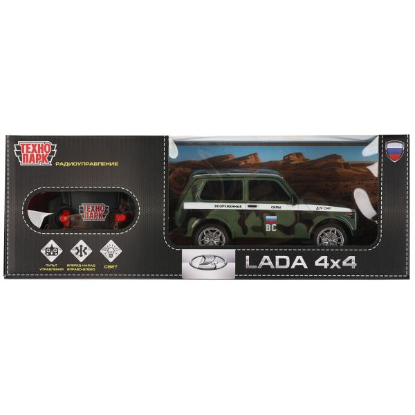 LADA4X4-18L-MIL 326225 Machine pour LADA 4x4 18 cm, rouge, camouflage, couleur. Parc technologique à Cor.24шт