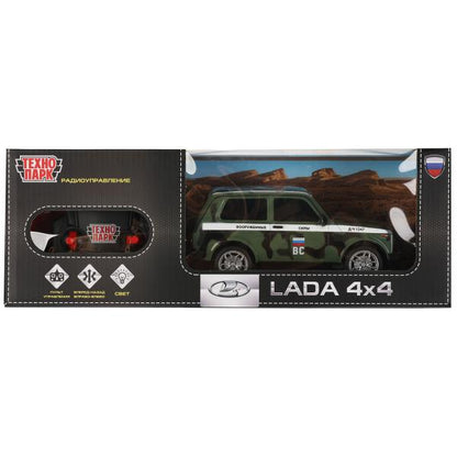 LADA4X4-18L-MIL 326225 Machine pour LADA 4x4 18 cm, rouge, camouflage, couleur. Parc technologique à Cor.24шт