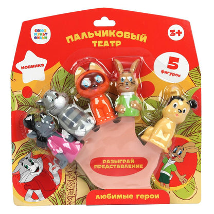 LX-PT-SMF02-NW Игрушка пластизоль для купания пальчиковый театр СОЮЗМУЛЬТФИЛЬМ на блист. КАПИТОШКА в