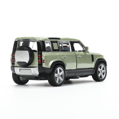 Модель металл land rover DEFENDER, 11 см, двери, инерция Технопарк в кор.2*120шт