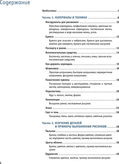 Рисование цветов от бутона до листьев