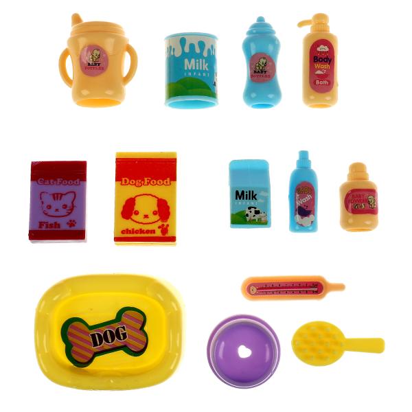 Carapuse. Accessoires pour le cou "8 pièces" pour la société avec accessoires. Blister art.PET1907Z1038-2-S-YF