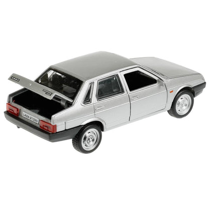 Machine en métal LADA-2108/21099 АВТОКЛАССИКА 12 см, двер, баг,ин,асс,disп. Технопарк уп-12шт в кор.6уп