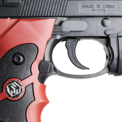 Пистолет (п) с лазер. прицелом, с фонарем, с пульками 779 в пак. в кор.2*72шт