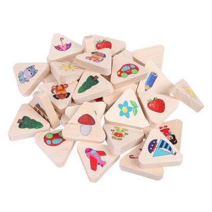 Игра деревянная 3D Мемори "Ассорти"