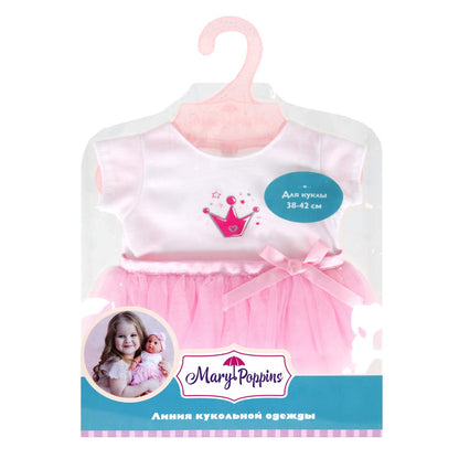Mary Poppins. Одежда для куклы арт.452146 "Юбка и футболка Принцесса" 38-43см
