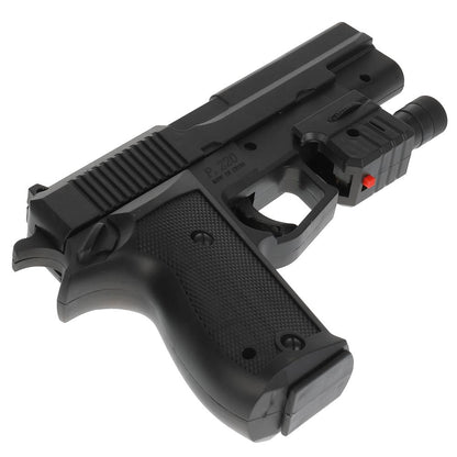 Пистолет (п) с лазер. прицелом, с пульками P220 в пак. в кор.2*120шт