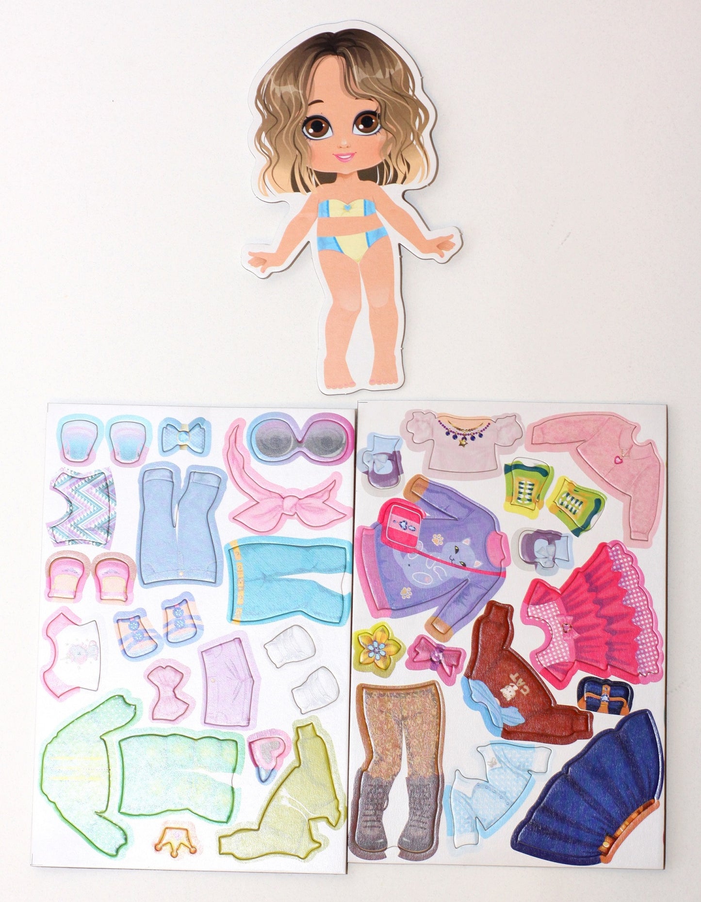 Игра магнитная "Одевашки. Модная девчонка. Ксюша". Серия Магнитные истории (европодвес, 2х8шт) арт.0