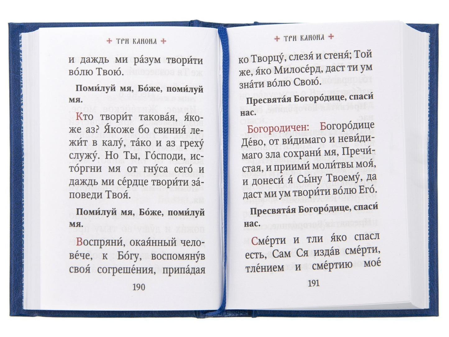 Молитвослов: гражданский шрифт. 2-e изд. (карманный, синий)