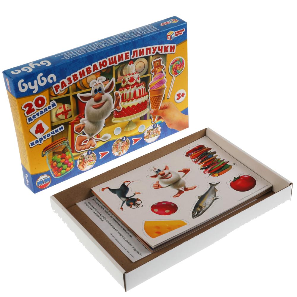 Bouba. Mettez les lèvres dans le coffre. Умные игры в кор.20шт