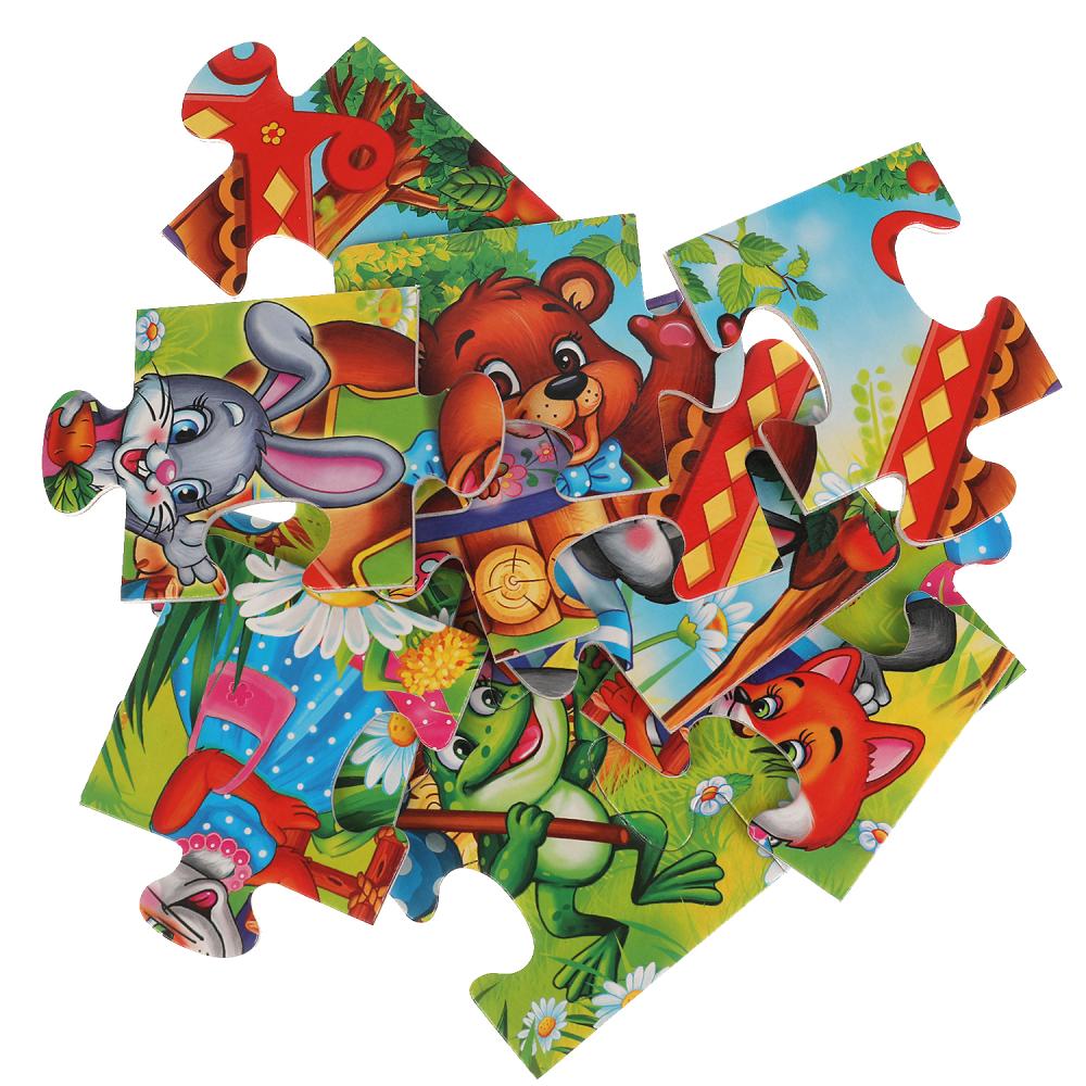 МАКСИ-ПАЗЛ "УМНЫЕ ИГРЫ" ТЕРЕМОК. МЯГКИЙ (ЕВА) 12 ДЕТАЛЕЙ В ПАК. в кор.100шт