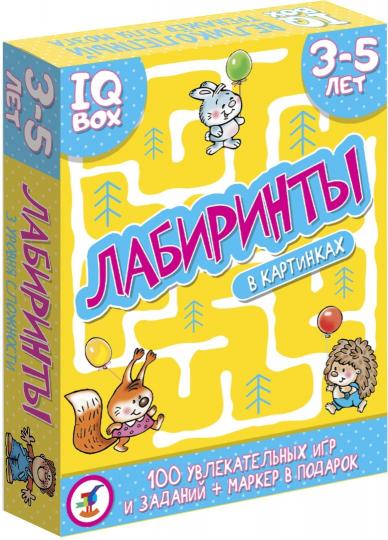 Игра настольная карточная Лабиринты. 3-5 лет