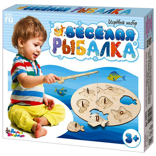 ИГРА НАСТОЛЬНАЯ "ВЕСЕЛАЯ РЫБАЛКА" в кор.11шт