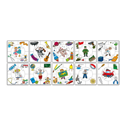ИГРА ОБУЧАЮЩАЯ УЧИСЬ ИГРАЯ "ПРОФЕССИИ" (М/Г) 00055 в кор 14шт