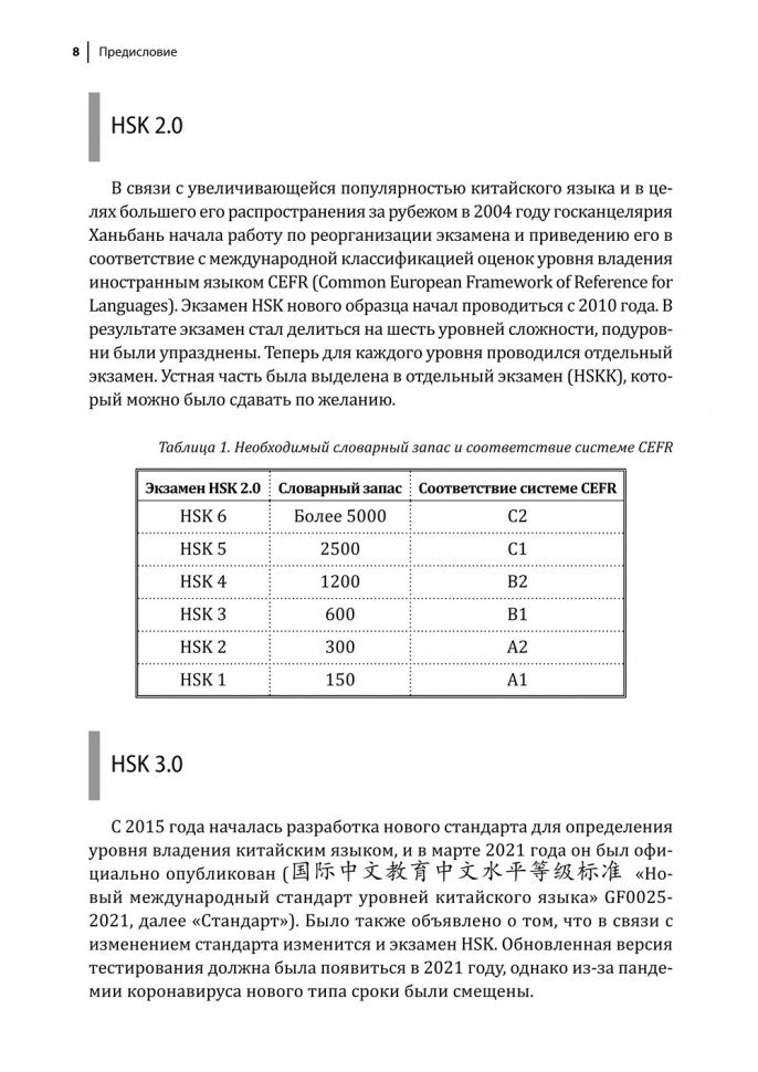 Курс китайского языка. Грамматика и лексика HSK-1. Новый стандарт экзамена HSK 3.0