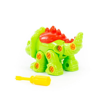 Полесье. Конструктор-динозавр "Трицератопс" 32 эл. (в пакете) арт.76717 /24