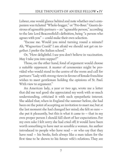 Idle Thoughts of an Idle Fellow IV = Праздные мысли праздного человека IV: на англ.яз