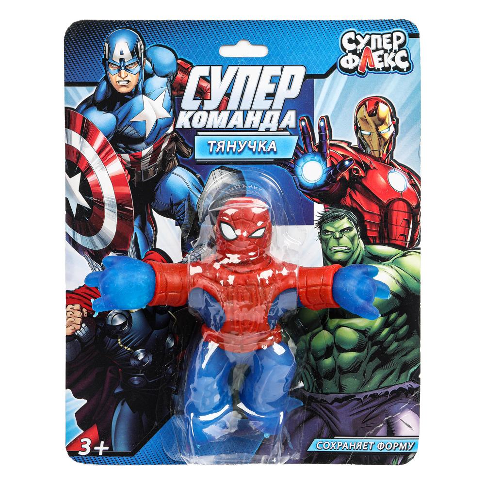 Игрушка тянучка, персонаж, блистер Супер Флекс в кор.4*12шт