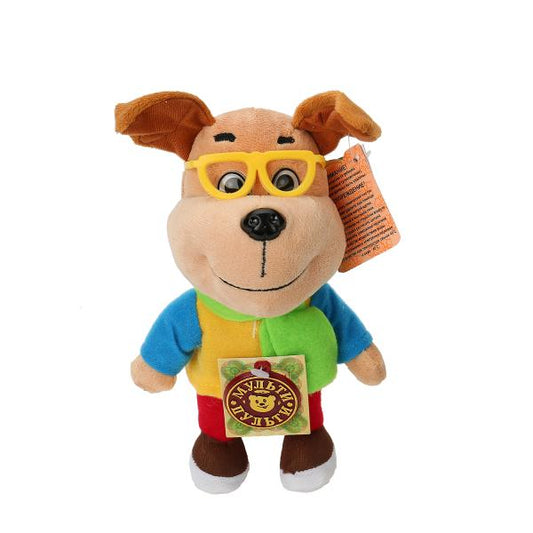 МЯГКАЯ ИГРУШКА "МУЛЬТИ-ПУЛЬТИ" БАРБОСКИНЫ ГЕНКА 22СМ, ОЗВУЧ. РУСС. ЧИП В ПАК. в кор.24шт