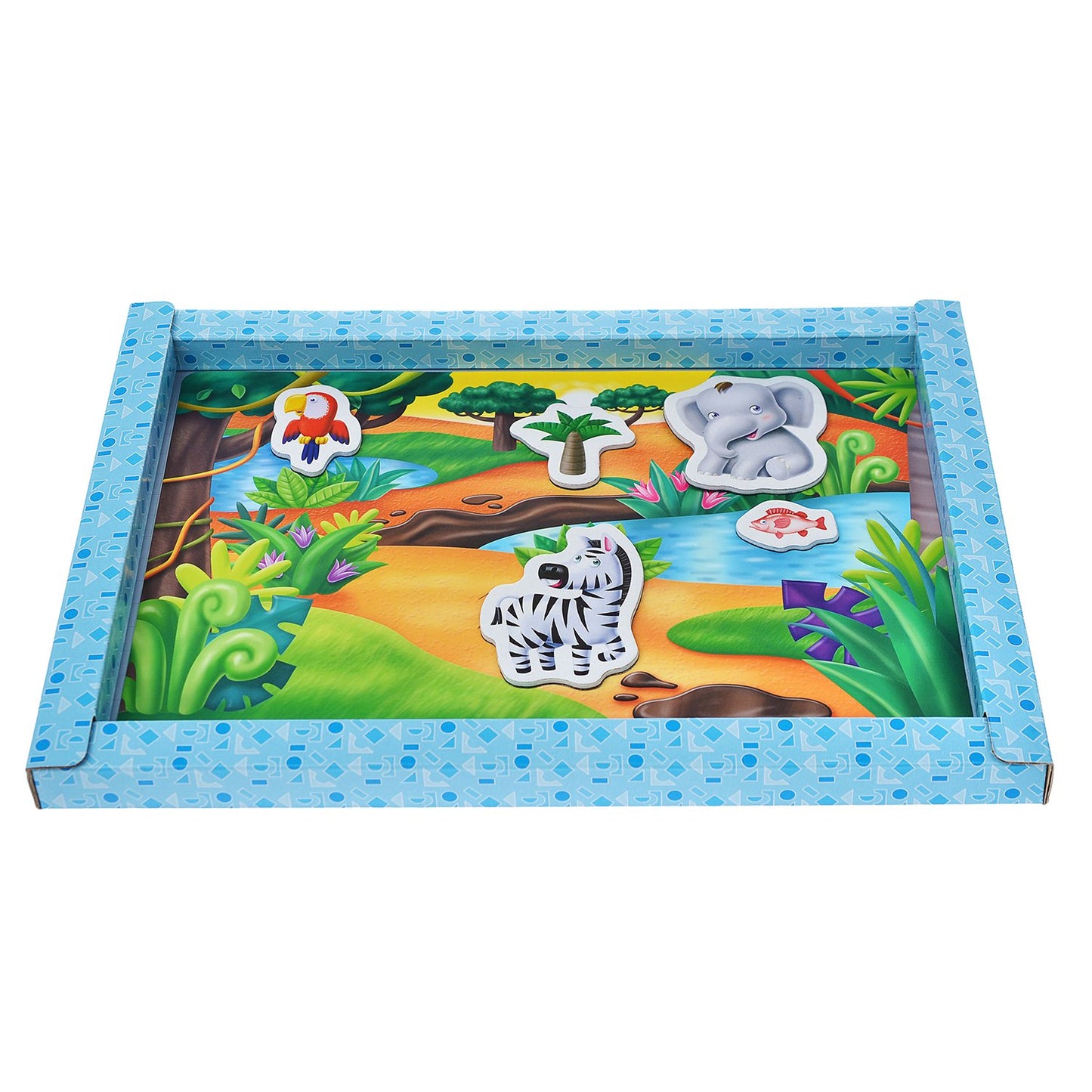 Игра магнитная развивающая. Магнитные истории "Кто где живет?"