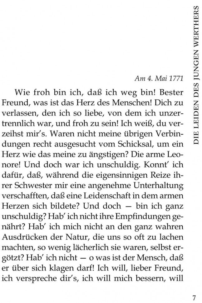 Die Leiden des junges Werthers = Страдания юного Вертерароман: роман. Избранная лирика: книга для чтения на немецком языке