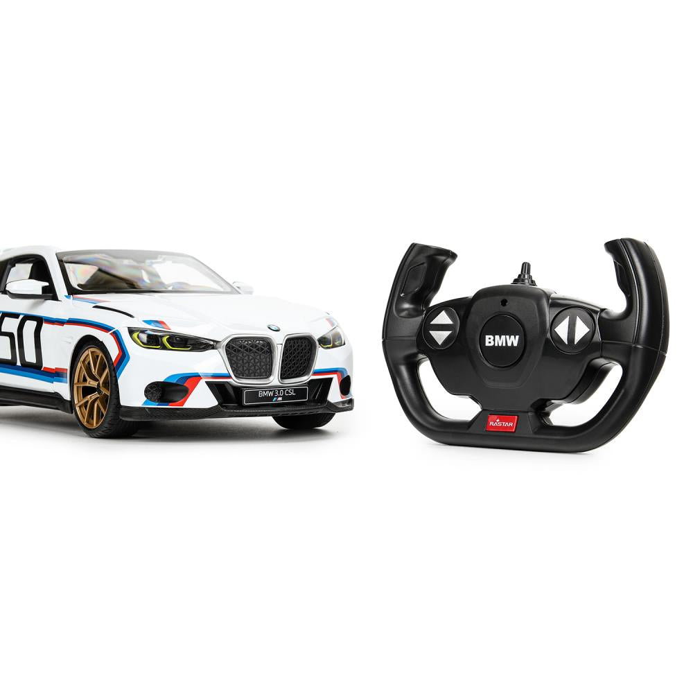 Véhicule pour BMW 3.0 csl 1:14, bleu, 2 pièces, deux portes ouvertes Rastar en couleur 6 pouces