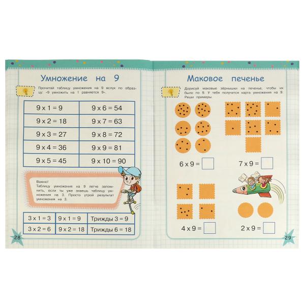 978-5-506-07511-0332277 Tableau d'information pour 3 jours. 7+. A. Ю. Узорова. 210х280 mm. Скрепка. 48 pièces.