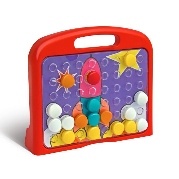 Татой.Моя первая мозаика "Техника" (48 фишек, 8 карточек, поле, чемодан) арт.1172