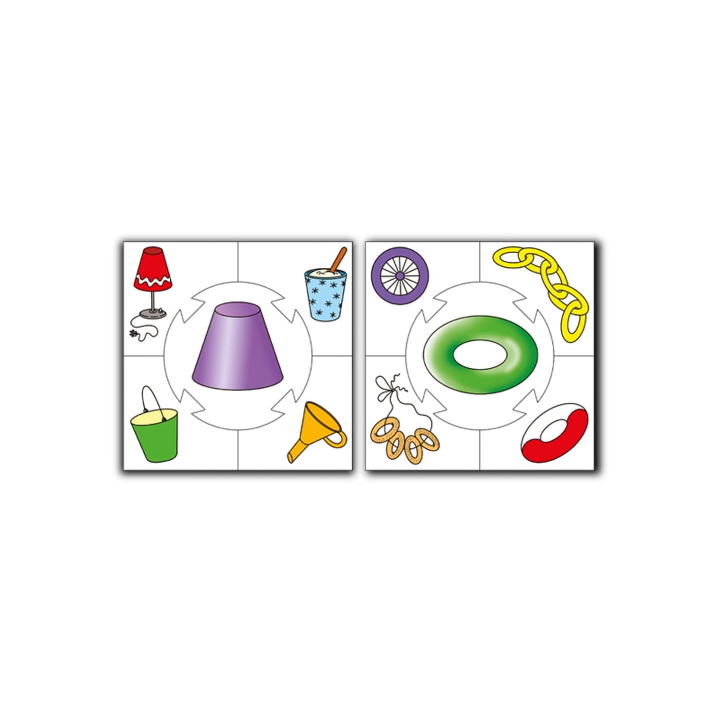 ФОРМЫ. НАСТОЛЬНАЯ ИГРА СЕРИИ "УЧИСЬ, ИГРАЯ!" 00059 в уп.10шт