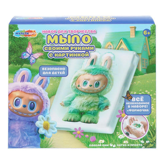Мыло своими руками c картинкой лабубу MultiArt в кор.100шт