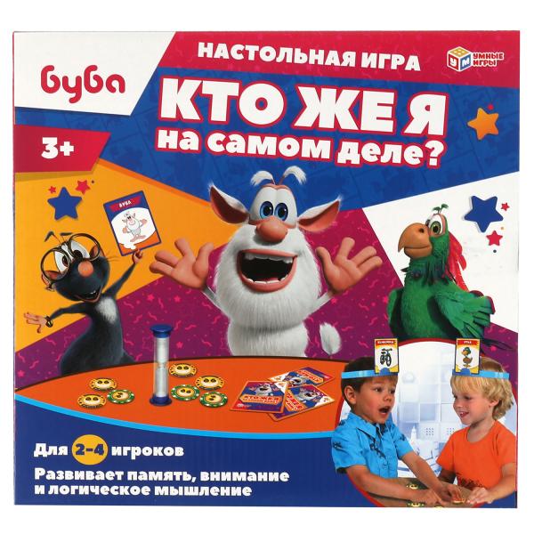 Настольная игра БУБА кто же я, кор.27*26*4см Умные игры в кор.2*36шт