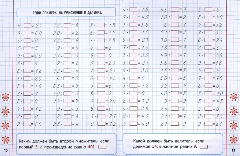 Математика. 2 класс. Умножение и деление в пределах 100