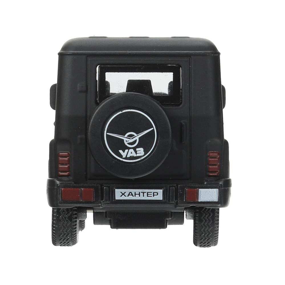 Machine en métal UAZ ХАНТЕР 10,5 cm, inertie, МАТОВЫЙ noir, cor. Parc technologique dans le cor.2*36шт