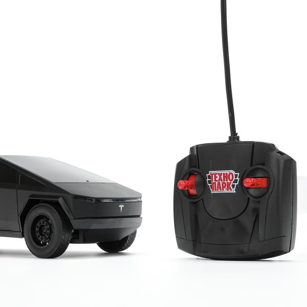 Машина ру tesla cybertruck, свет, 24,5 см, черный, кор Технопарк в кор.2*24шт