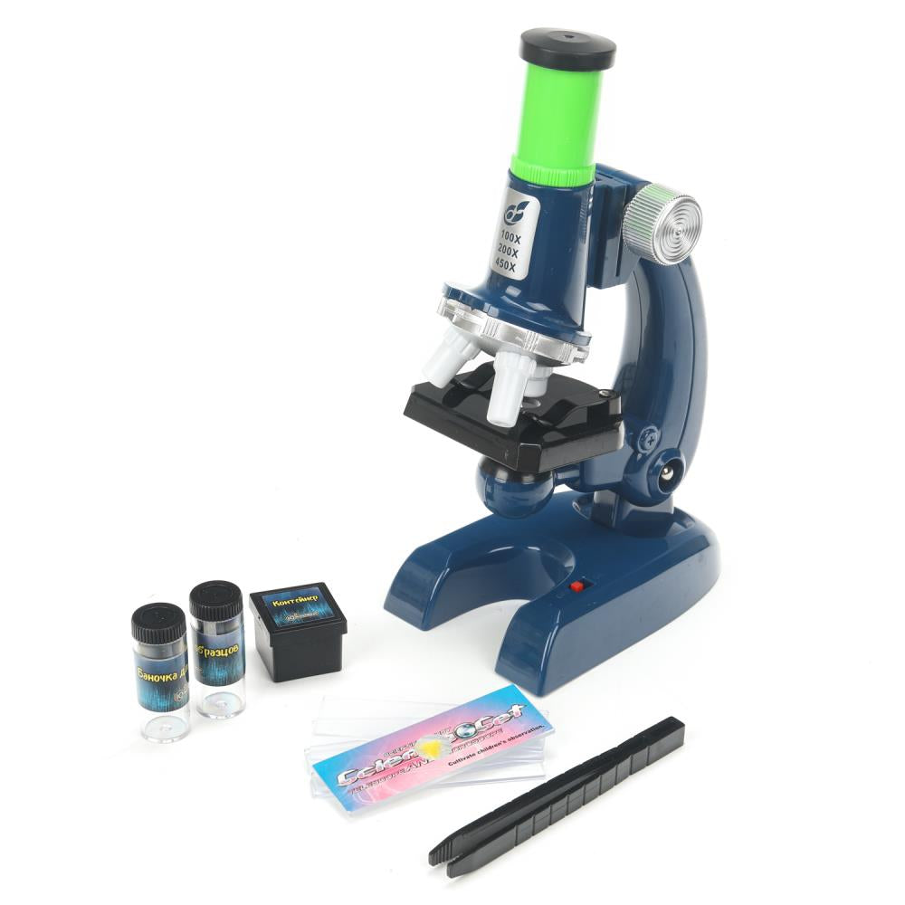 Игрушка опыты микроскоп, кор. 24*18,5*9см IQ Эксперимент в кор.2*24шт