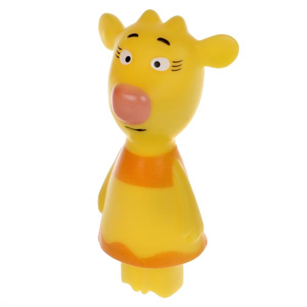 Игрушка для ванны Оранжевая корова Зо, 10см КАПИТОШКА в кор.200шт