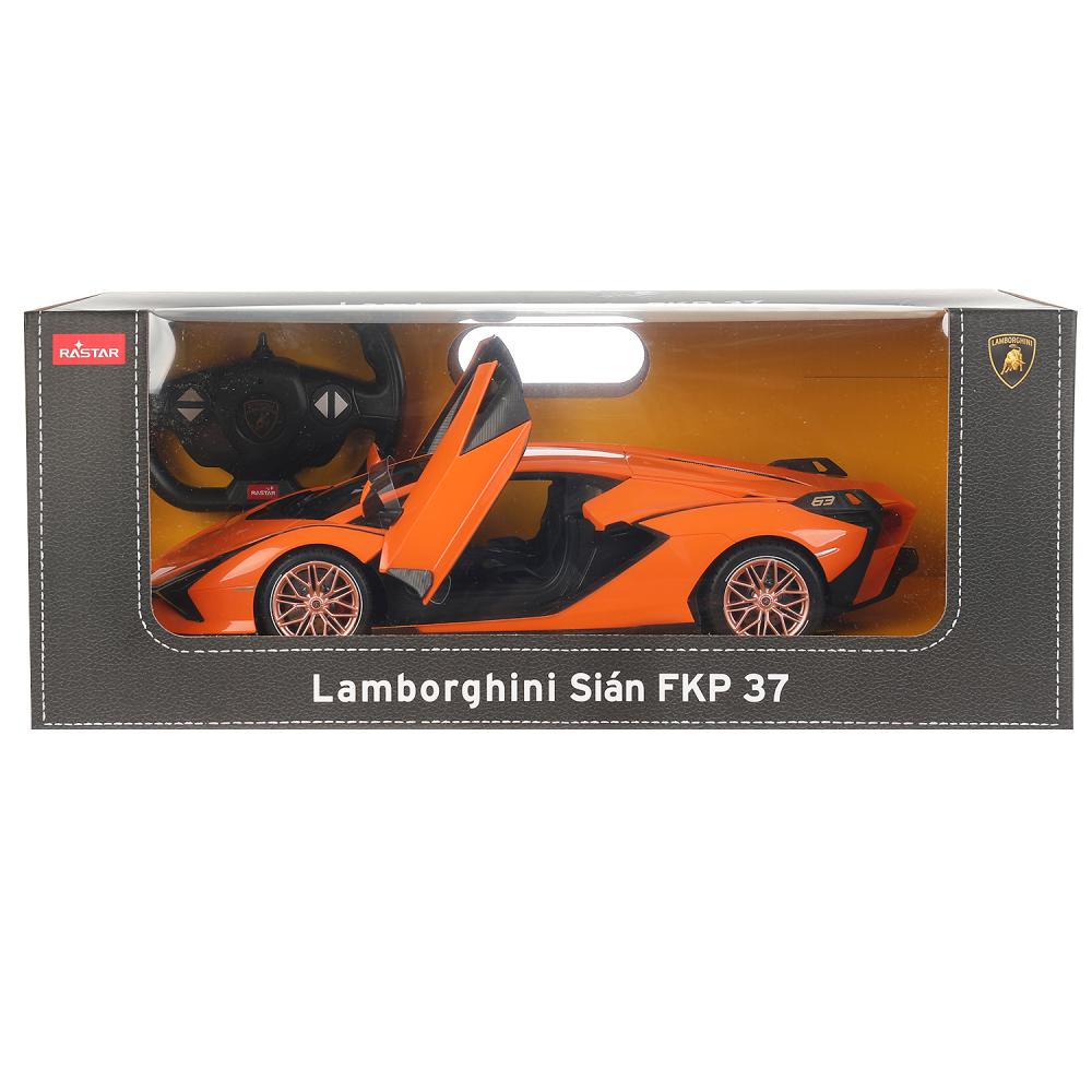 Машина р/у lamborghini sian 1:14, двери открыв. вручную, свет, цвет в ассорт. в кор. Rastar в кор6шт