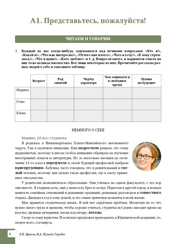 Городок. Il est possible de choisir des recettes pour les voyageurs qui voyagent en russe à l'étape habituelle (В1+)