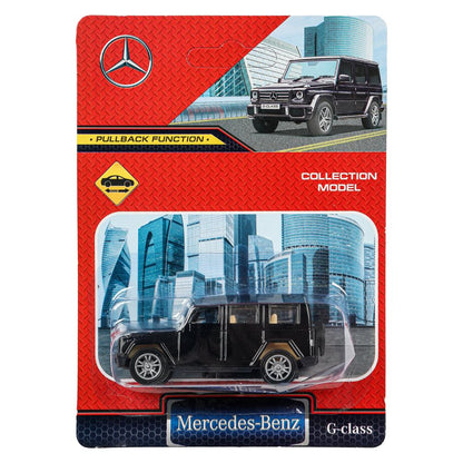Machine en métal MERCEDES-BENZ CLASSE G 7,5 cm, inertie, blister - dans la couleur 2*288шт