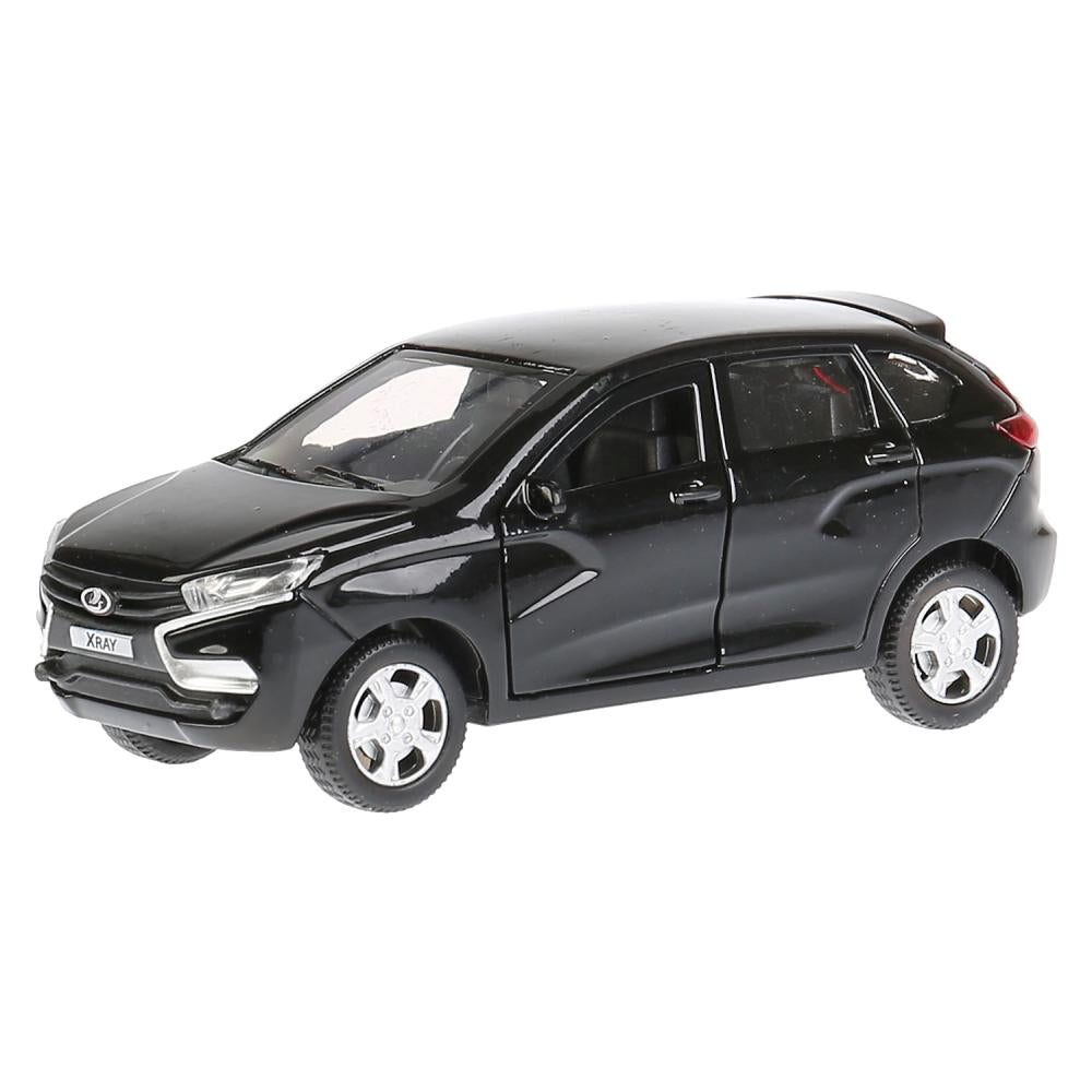 XRAY-BK Машина металл LADA XRAY, 12см, открыв. двери, инерц, черный 9818 в кор. Технопарк в кор.2*36