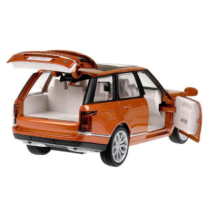 Range Rover en métal noir et blanc, 14,7 cm, double, capot, inerficiation, parc technologique, couleur 2*24 pouces