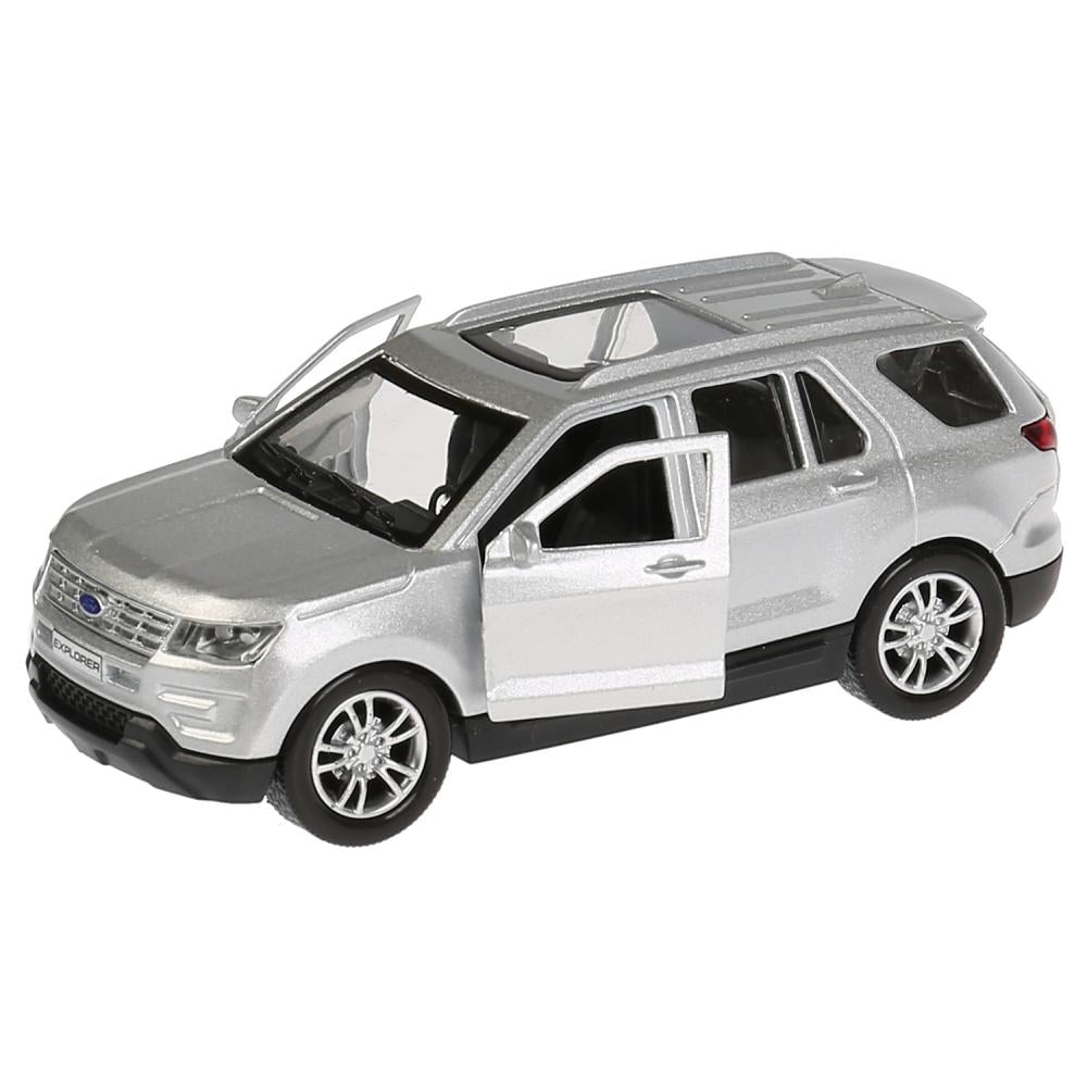 Машина металл "FORD EXPLORER" 12см, открыв. двери, инерц, серебристый в кор. Технопарк в кор.2*36шт