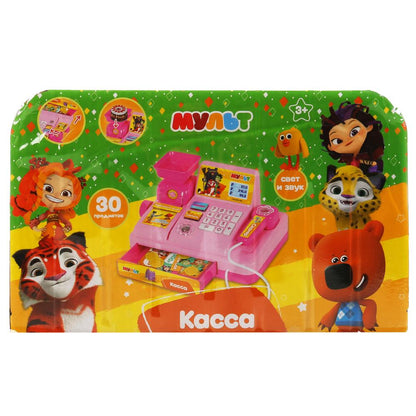 Касса "МУЛЬТ" на бат., (свет, звук) в кор. ТМ "ИГРАЕМ ВМЕСТЕ" в кор.2*18шт