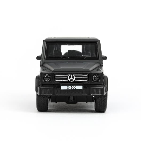 Machine en métal MERCEDES-BENZ CLASSE G МАТОВЫЙ 12 см, двер, багаж, черный, кор. Parc technologique dans le cor.2*36шт