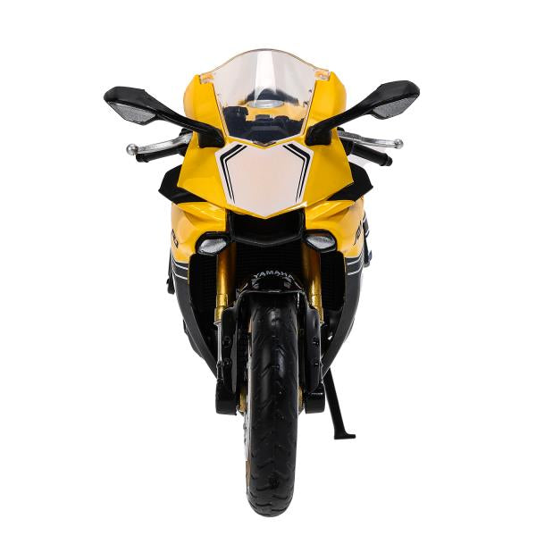 Модель металл yamaha yzf-r1 МОТОЦИКЛ, 17 см, вращающийся руль, подвеска Технопарк в кор.24шт