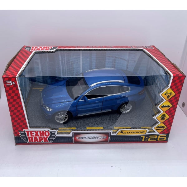 Machine en métal pour BMW X6, 20 cm, double, capot, bagage, parc technologique, couleur 2*6 pouces